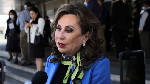 Sandra Torres, candidata do partido Unidade Nacional da Esperança a disputar a Presidência da Guatemala