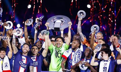 Paris Saint-Germain conquistou o título da liga na última temporada