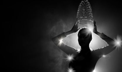 Silhouette Miss Beauty Queen Pageant Contest and win Diamond Crown
