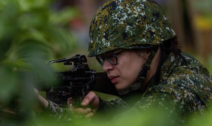 Taiwan Military Trains Female Reservists Pilot Group
