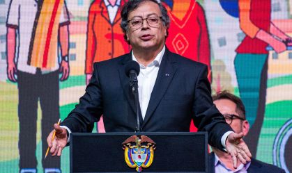 O presidente da Colômbia, Gustavo Petro