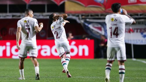 Samuel Xavier marcou o gol de empate do Fluminense