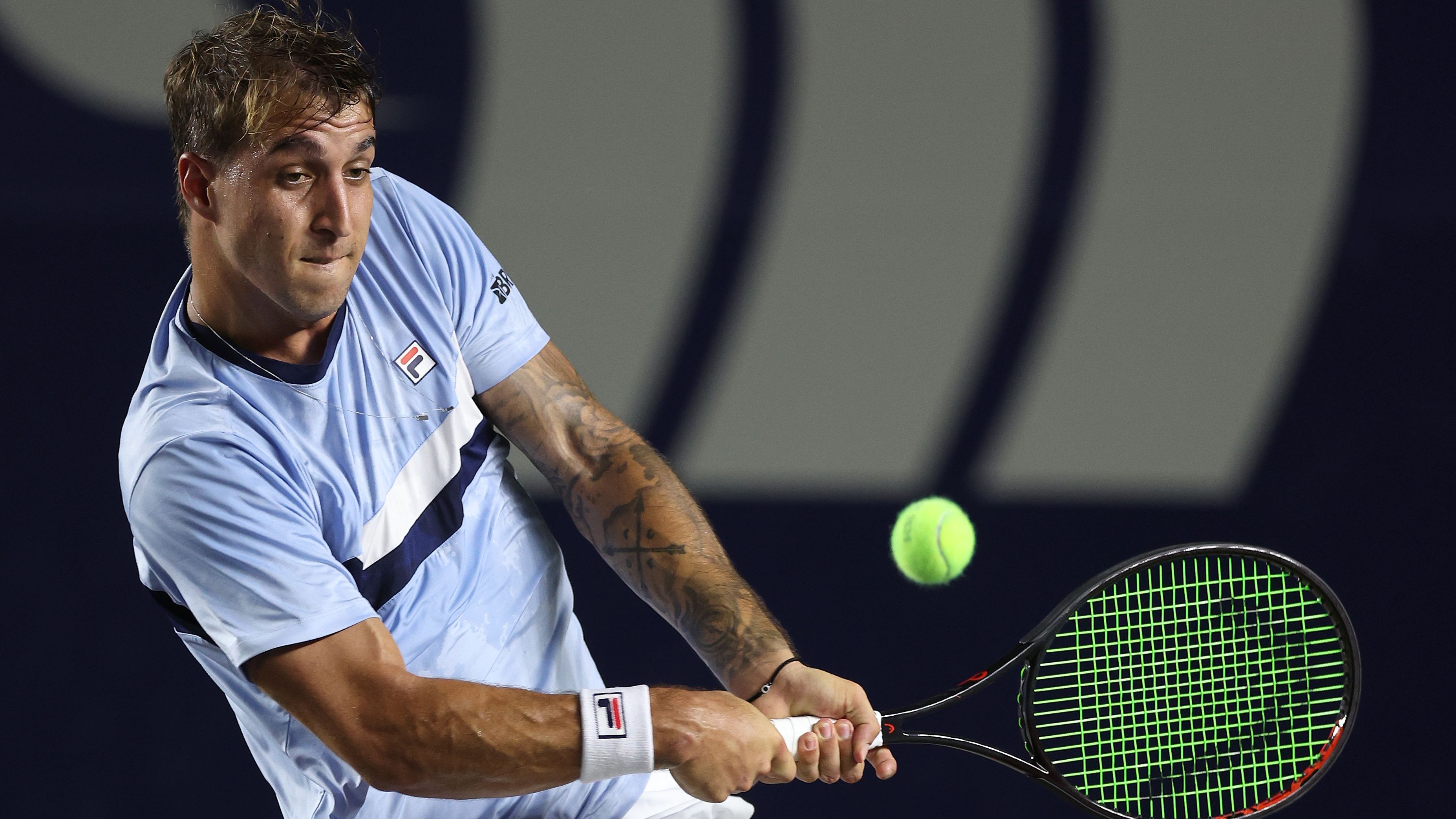 Meligeni fez sua estreia em torneios de Grand Slam