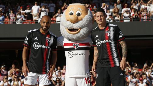 Lucas e James Rodríguez reforçam o São Paulo na Sul-Americana
