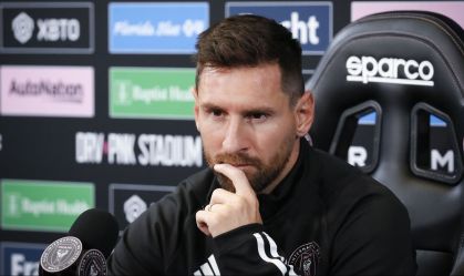 Messi em primeira coletiva pelo Inter Miami