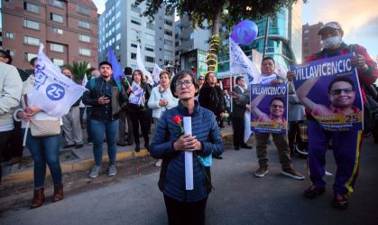 Quem irá herdar os votos do candidato assassinado nas eleições do Equador?