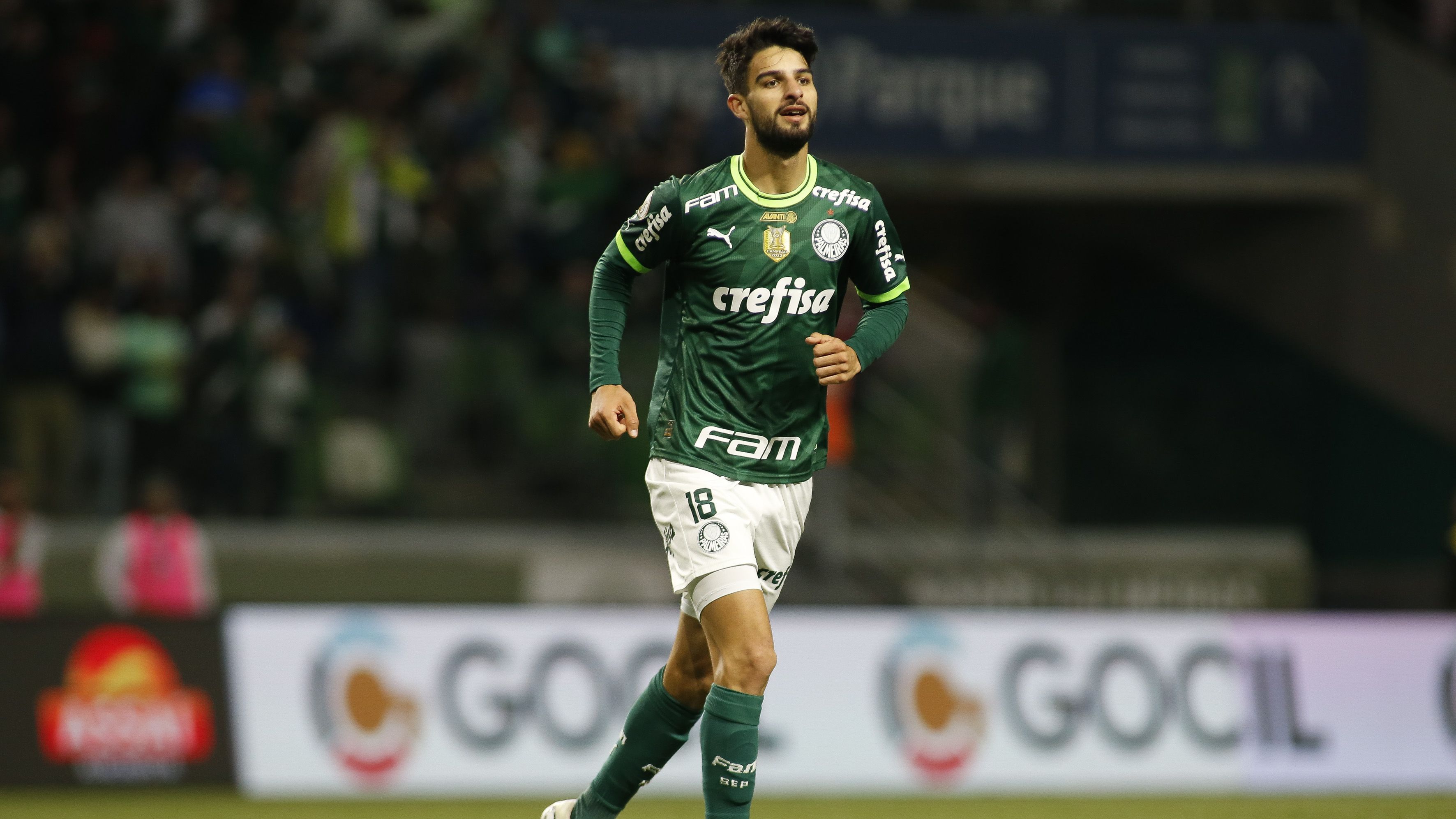 Flaco López marcou o gol da vitória do Palmeiras contra o Cruzeiro