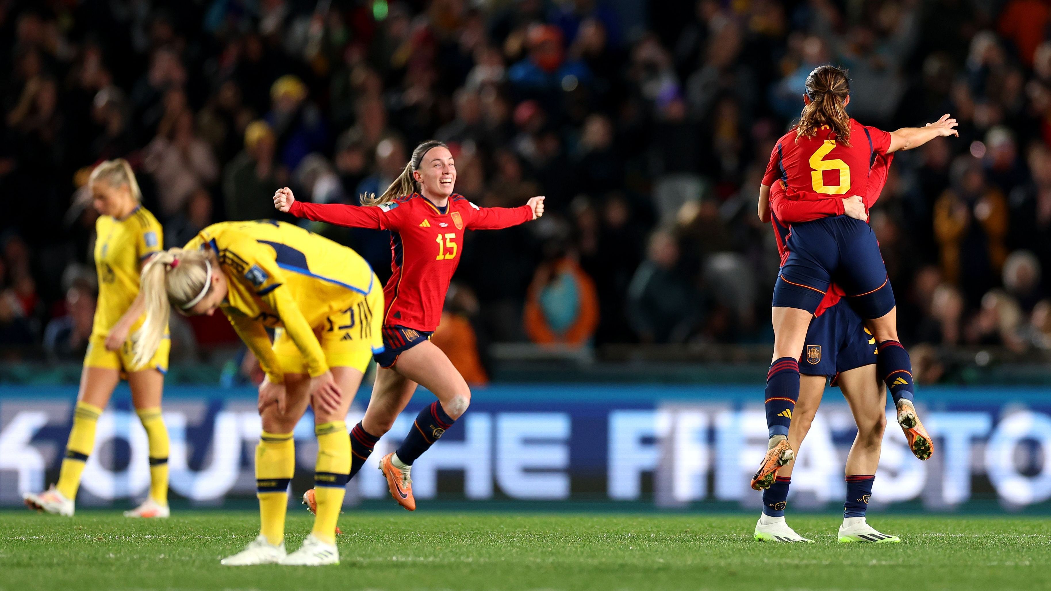 Espanha venceu a Suécia por 2 a 1 e se classificou para a final da Copa do Mundo Feminina