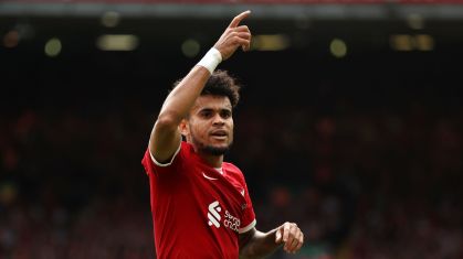 Luís Diaz iniciou a reação do Liverpool na partida