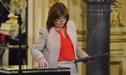 Ex-ministra da Segurança da Argentina, Patricia Bullrich