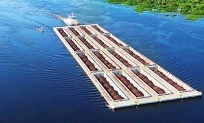 Atualmente são cerca 1.500 km navegáveis no rio Tocantins