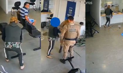 Mulher destrói farmácia municipal e é presa em Santa Catarina