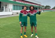 De férias do Real Madrid, filho de Marcelo treina com o pai no Fluminense
