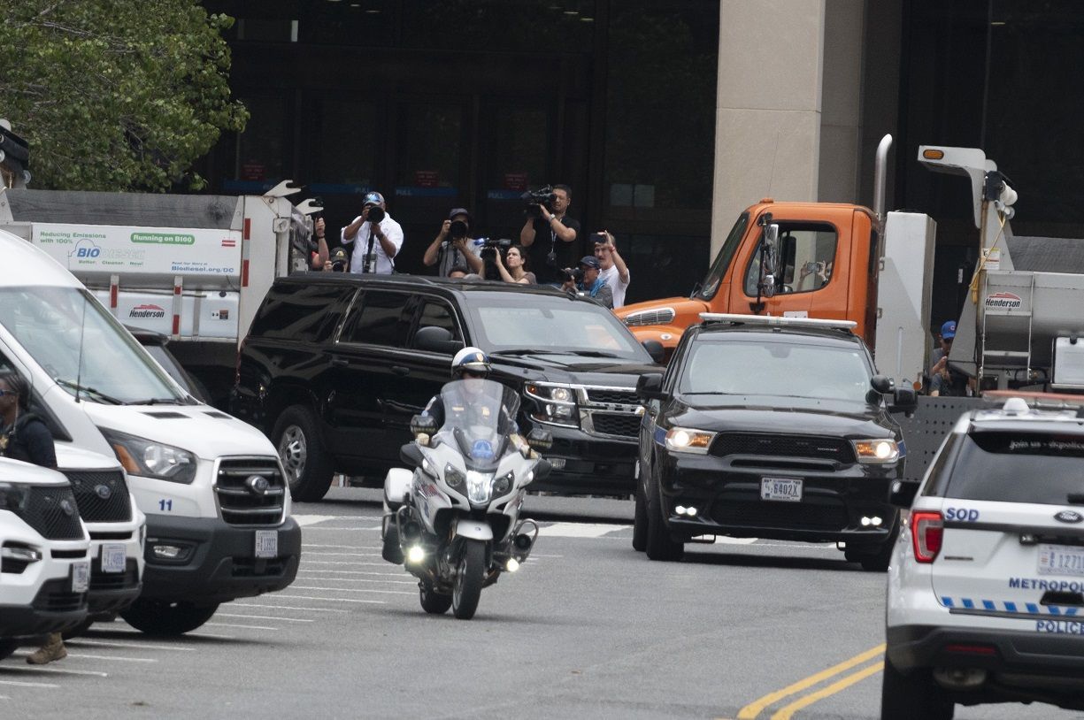 Former President Trump Attends Arraignment In Washington, D.C. Federal Court After His Indictment