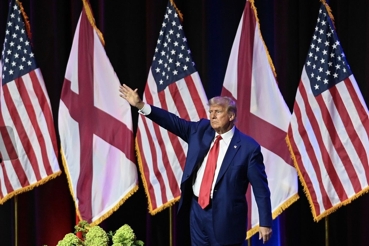Former President Trump Addresses The Alabama GOP Summer Dinner