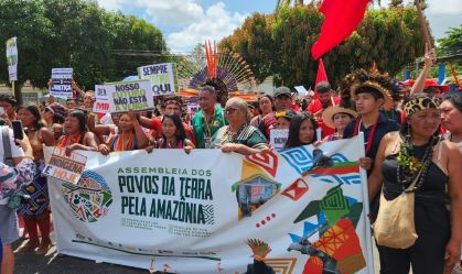 Cúpula da Amazônia: movimentos sociais esperam ser recebidos por Lula após manifestação