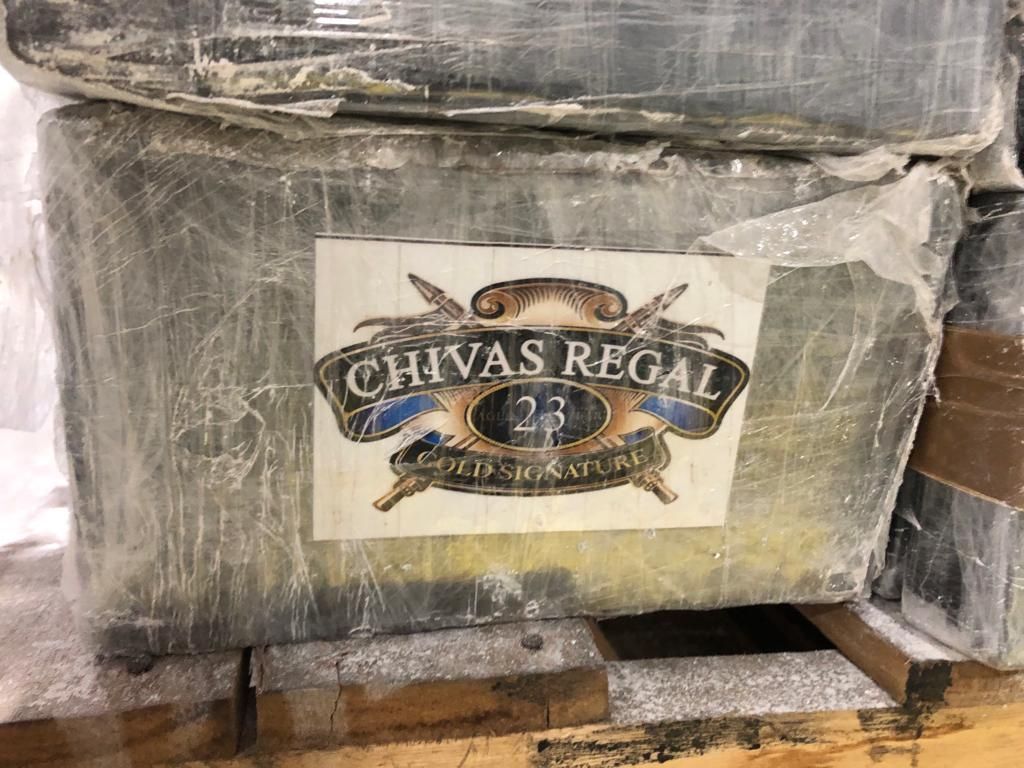 Drogas foram apreendidas no porto de Navegantes (SC)