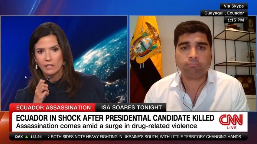 Otto Sonnenholzner concedeu entrevista à âncora Isa Soares / CNN