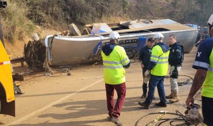 Acidente ônibus Corinthians Minas Gerais