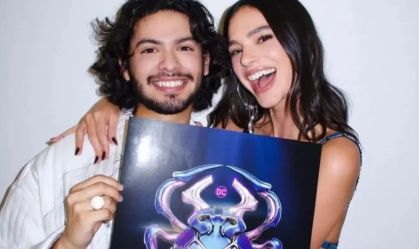Bruna Marquezine retribui declaração de astro de "Besouro Azul": "Você é a melhor parte"