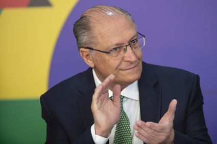 O presidente da República em exercício, Geraldo Alckmin, durante instalação do grupo de trabalho Primeira Infância do Conselho de Desenvolvimento Econômico Social Sustentável (CDESS).
