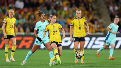 As suecas venceram a Austrália por 2 a 0 e garantiram a terceira colocação no Mundial