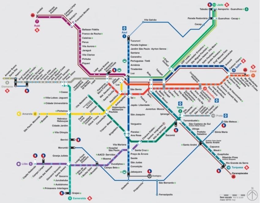 Como chegar na 25 de Março? / Imagem: Divulgação Metrô/SP