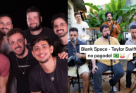 Conhece o Versão Brasileira? Banda viraliza ao transformar hit de Taylor Swift em pagode