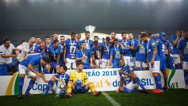 Cruzeiro comemorou o hexa da Copa do Brasil em 2018