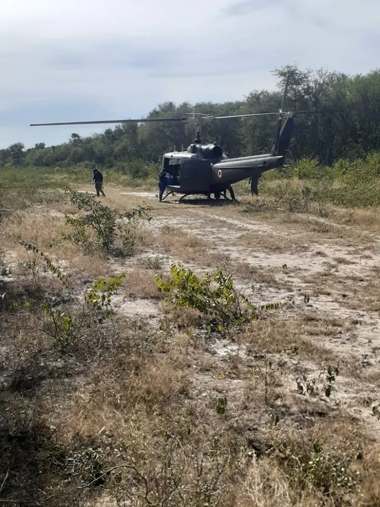 Imagens da Operação Belia que desativou cinco pistas clandestinas ligadas a uma organização internacional do tráfico de cocaína, na região do Chaco, no Paraguai, em julho de 2022. / Secretaria Nacional Antidrogas (SENAD) do Paraguai