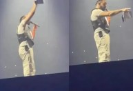Fã arremessa livro em Drake e cantor reage: “Você tem sorte”