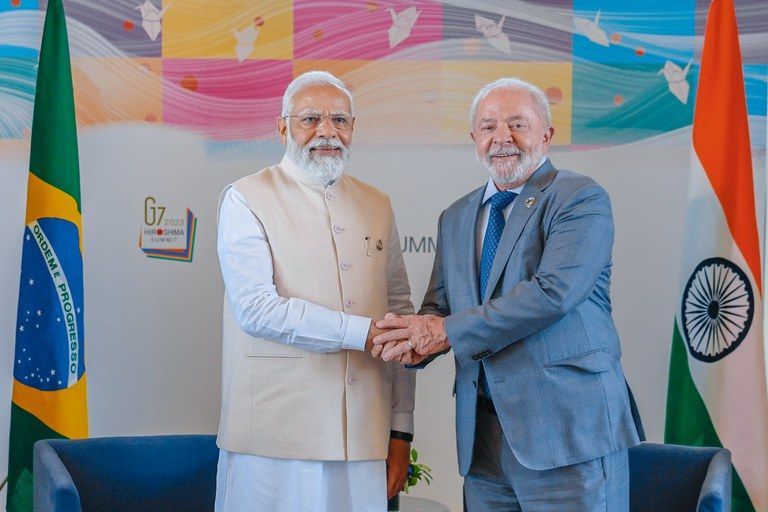 Lula e Narendra Modi