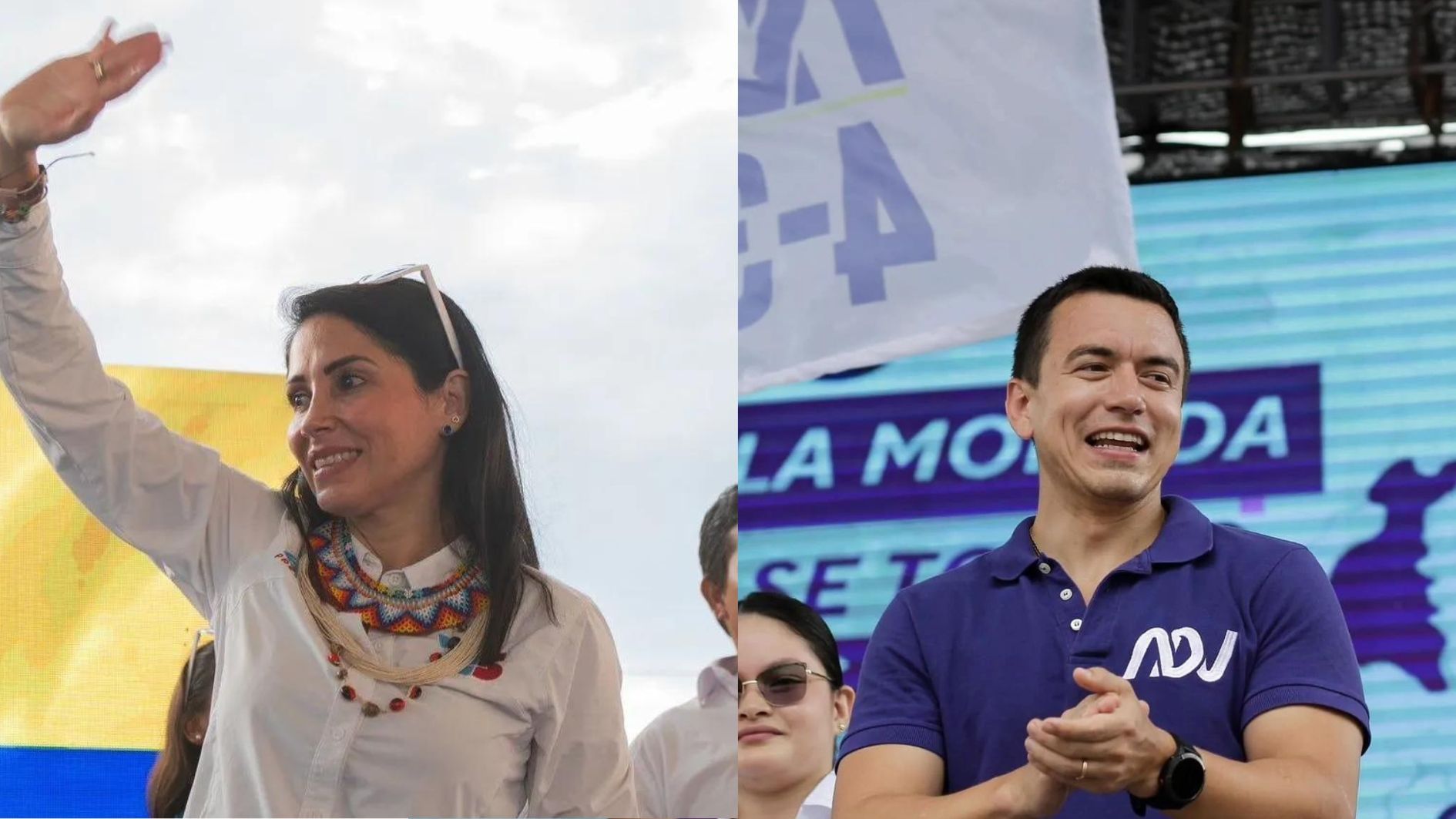 luisa gonzalez e daniel noboa