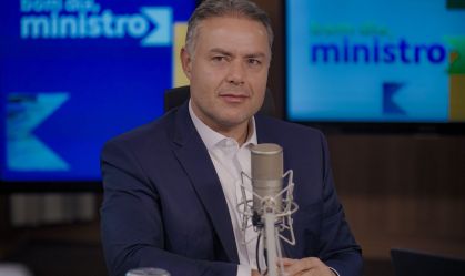 Ministro Renan Filho no programa Bom dia, Ministro