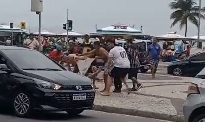 Torcedores de Fluminense e Argentinos Juniors se envolvem em briga no Rio