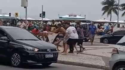 Torcedores de Fluminense e Argentinos Juniors brigam no Rio de Janeiro