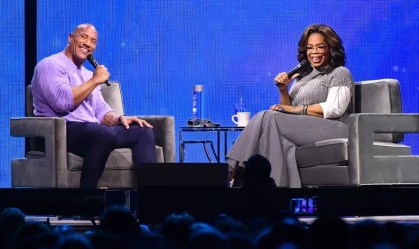 the rock e oprah
