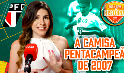 Essa tem história: a camisa do São Paulo que conquistou o penta no Brasileirão de 2007