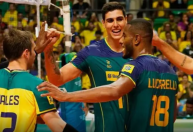 Brasil atropela o Chile e continua invicto no Sul-Americano Masculino de Vôlei