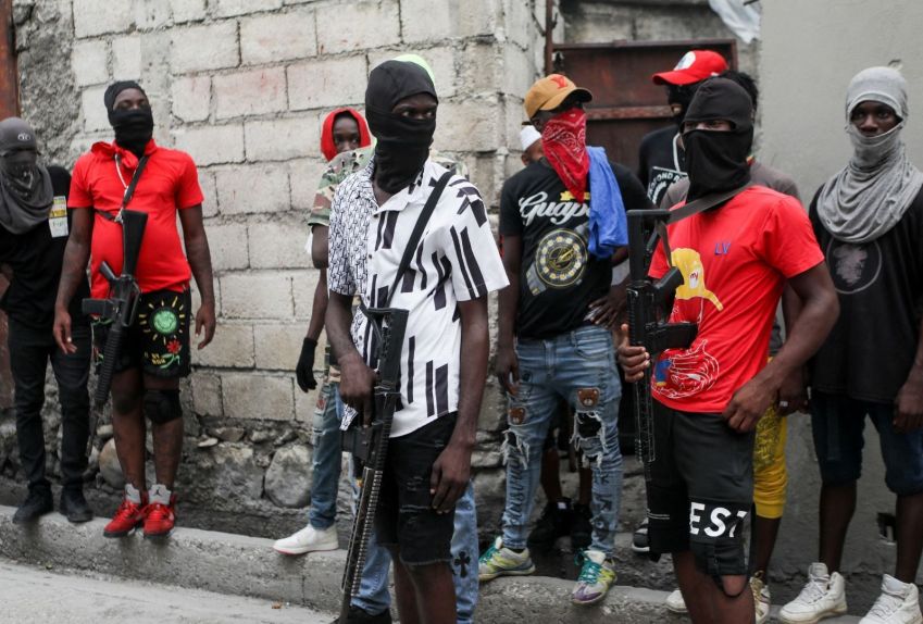 Jimmy "Barbecue" Cherizier lidera marcha contra premiê Ariel Henry em Porto Príncipe, Haiti, em 19 de setembro de 2023 / Ralph Tedy Erol/Arquivo/Reuters
