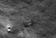Nova imagem mostra cratera na Lua que teria sido feita por queda de espaçonave russa
