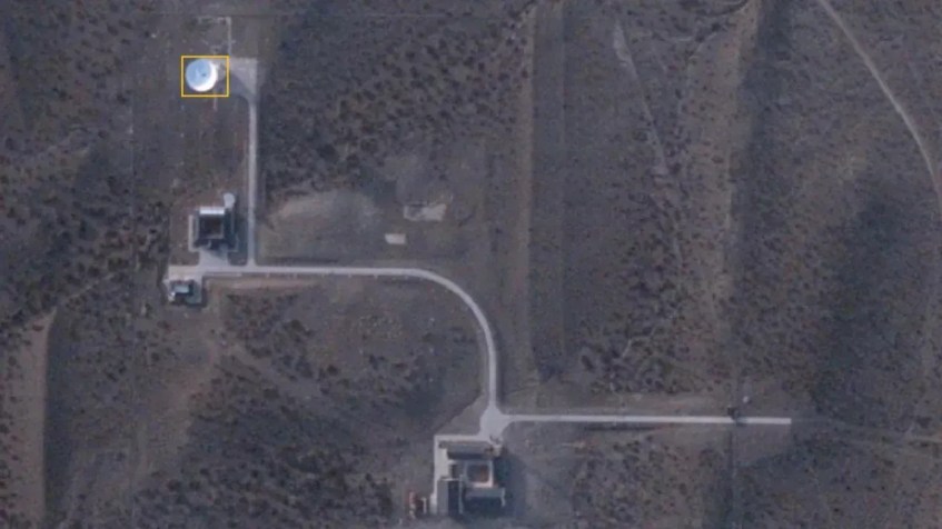 Imagem de satélite fornecida à CNN pela BlackSky mostra a estação espacial terrestre da China na Argentina / BlackSky