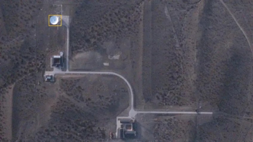 Imagem de satélite fornecida à CNN pela BlackSky mostra a estação espacial terrestre da China na Argentina / BlackSky