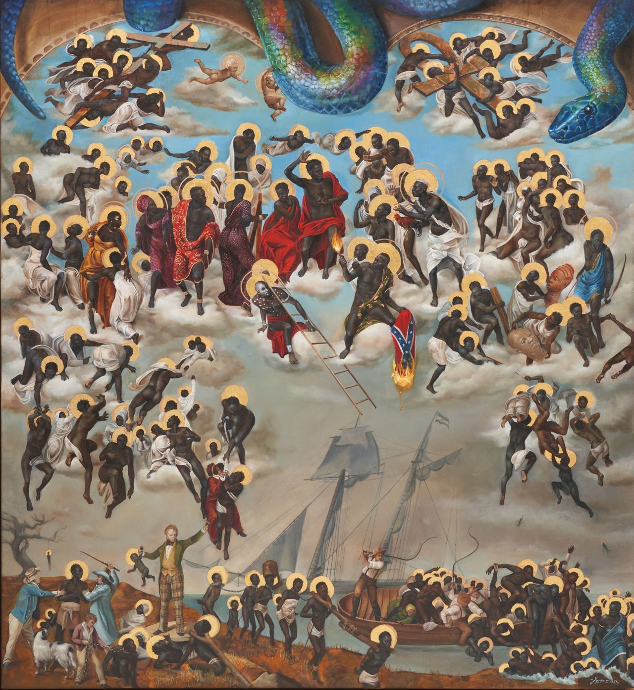 Pintura "O Juízo Final" de Rosales / Lucy Garrett/Harmonia Rosales