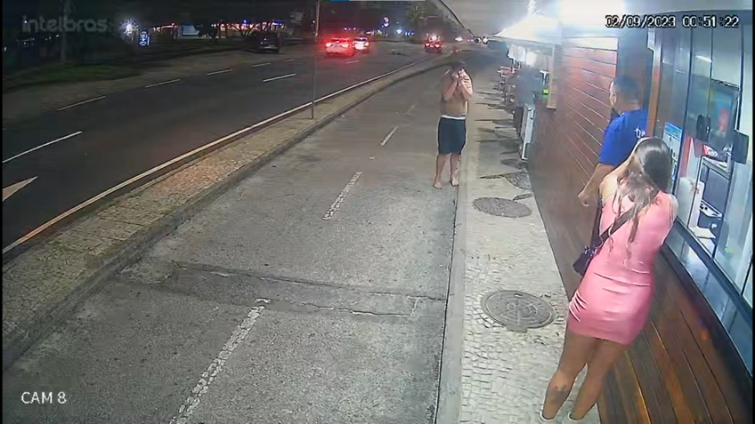 Kayky Brito: novas imagens mostram reação de Bruno de Luca após atropelamento / Reprodução