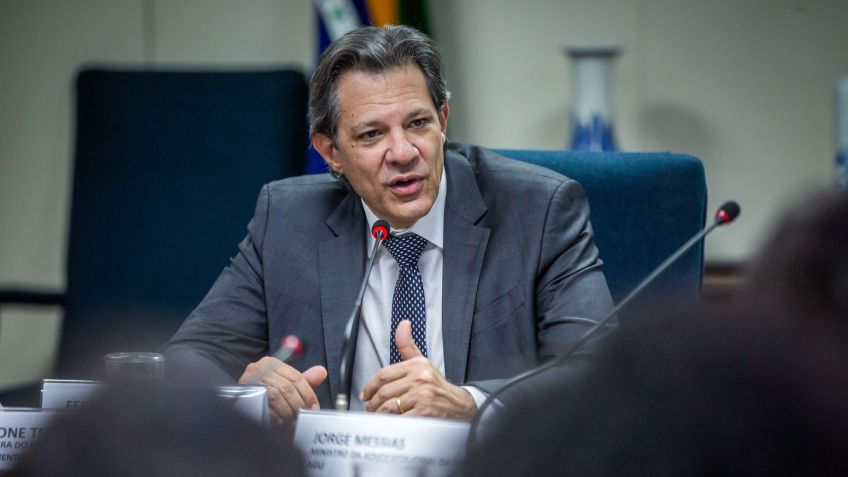 Ministro da Fazenda, Fernando Haddad, não confirmou se meta de primário será ou não mantida / Fotos: Diogo Zacarias