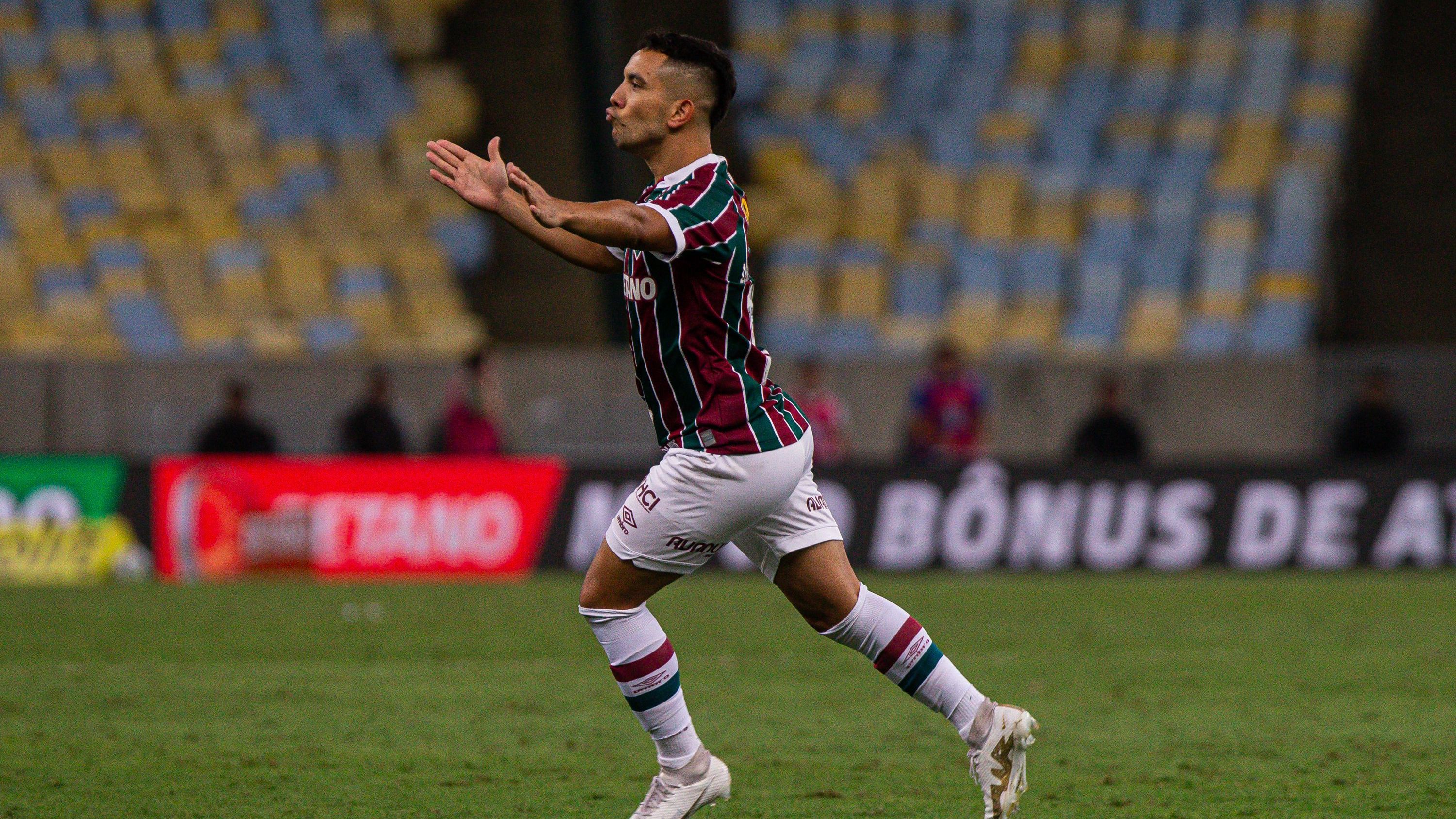 Leo Fernández marcou o gol da vitória do Fluminense