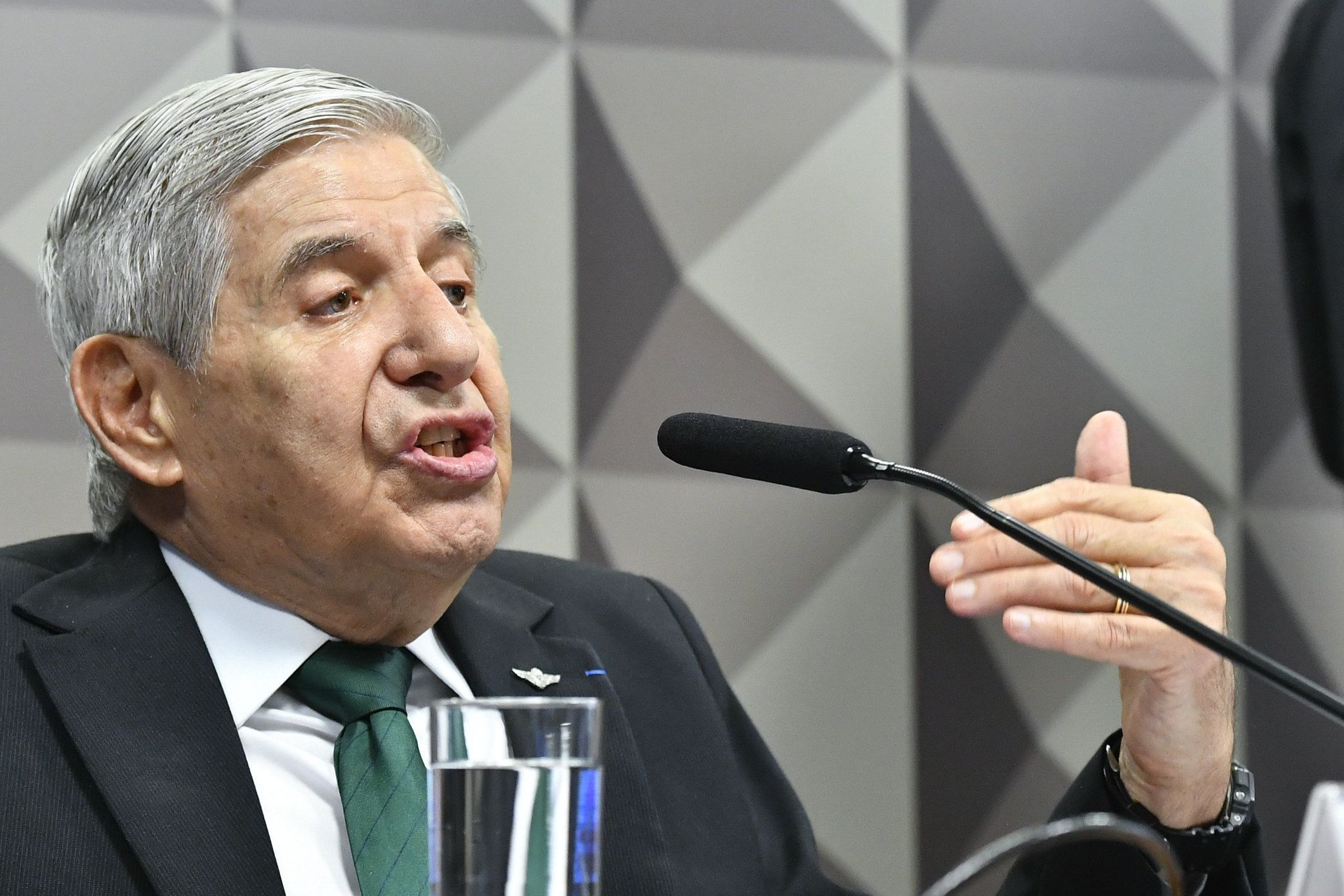 Ex-ministro do GSI, general Augusto Heleno, em depoimento à CPMI do 8 de janeiro, em 26 de setembro de 2023.