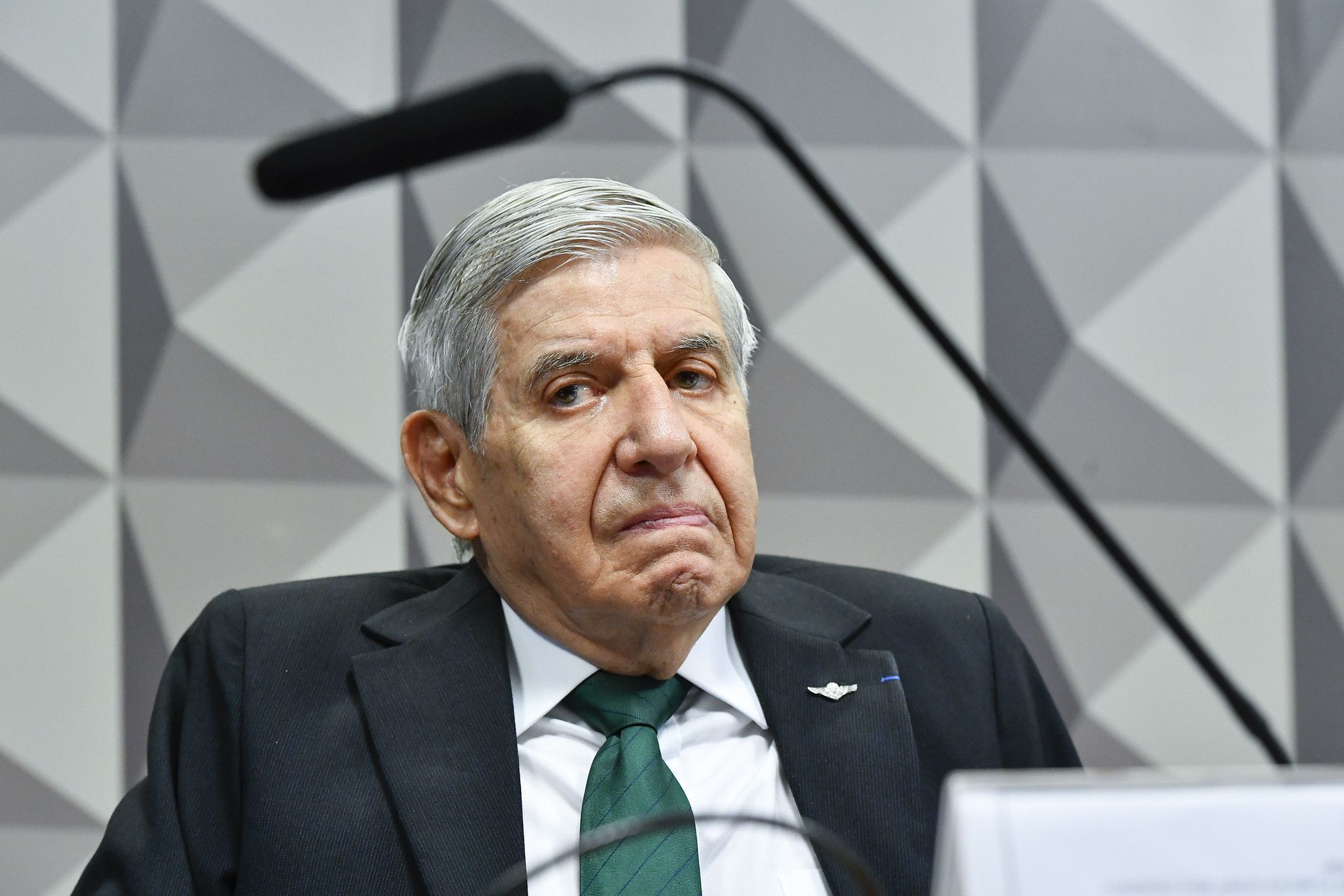 Ex-ministro do GSI, general Augusto Heleno, em depoimento à CPMI do 8 de janeiro, em 26 de setembro de 2023.