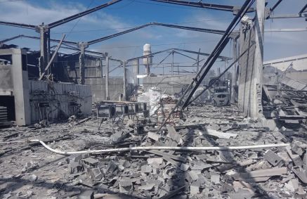 Explosão em metalúrgica de Cabreúva, no interior de São Paulo, em 1º de setembro de 2023.